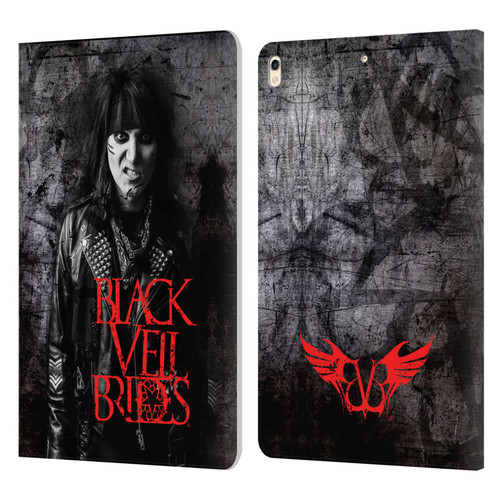 Black Veil Brides Band Members Ashley Leather Book Wallet Case Cover For Apple iPad Pro 10.5 (2017)