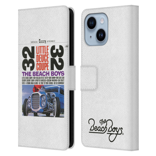 The Beach Boys Album Cover Art Little Deuce Coupe Leather Book Wallet Case Cover For Apple iPhone 14 Plus