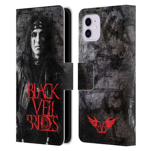 Black Veil Brides Band Members CC Leather Book Wallet Case Cover For Apple iPhone 11