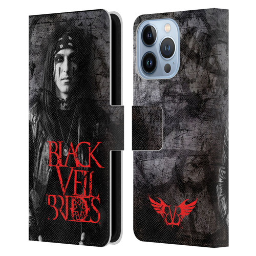 Black Veil Brides Band Members CC Leather Book Wallet Case Cover For Apple iPhone 13 Pro