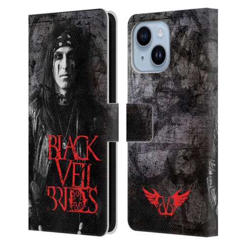 Black Veil Brides Band Members CC Leather Book Wallet Case Cover For Apple iPhone 14 Plus