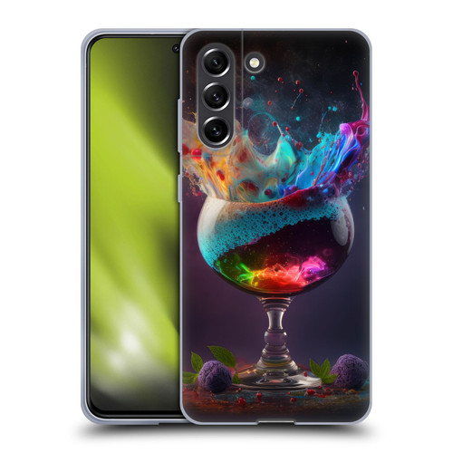 Spacescapes Cocktails Universal Magic Soft Gel Case for Samsung Galaxy S21 FE 5G