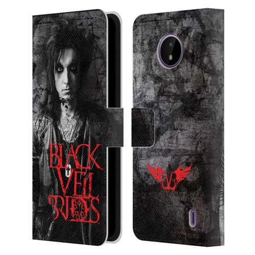 Black Veil Brides Band Members Jake Leather Book Wallet Case Cover For Nokia C10 / C20