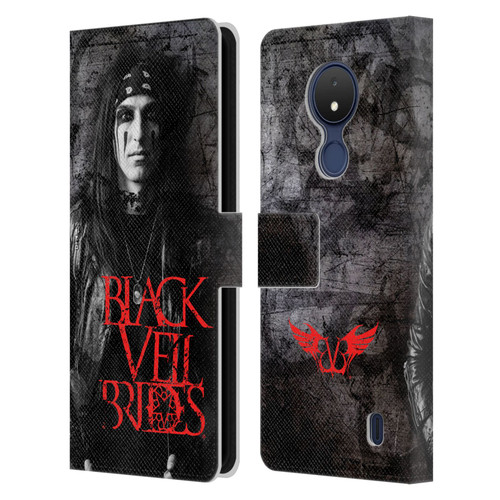 Black Veil Brides Band Members CC Leather Book Wallet Case Cover For Nokia C21