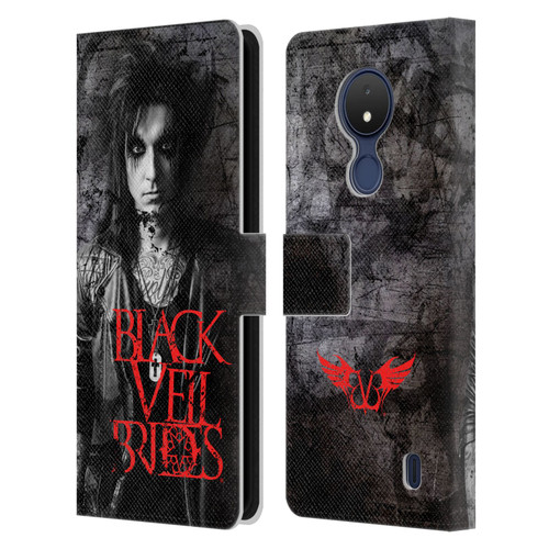 Black Veil Brides Band Members Jake Leather Book Wallet Case Cover For Nokia C21