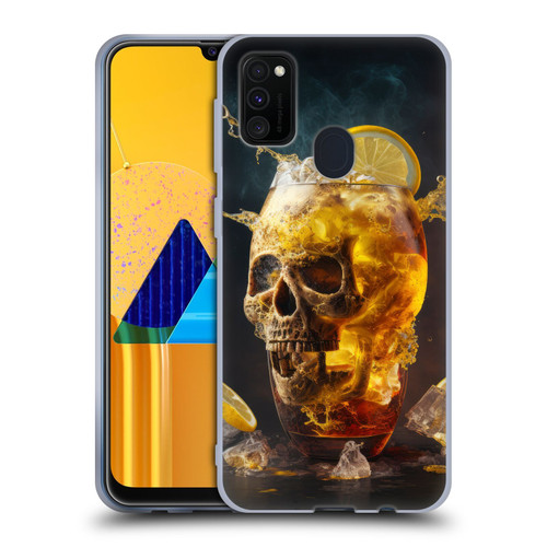 Spacescapes Cocktails Long Island Ice Tea Soft Gel Case for Samsung Galaxy M30s (2019)/M21 (2020)