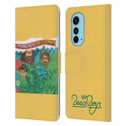 The Beach Boys Album Cover Art Endless Summer Leather Book Wallet Case Cover For Motorola Edge (2022)
