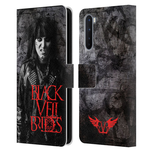 Black Veil Brides Band Members Ashley Leather Book Wallet Case Cover For OnePlus Nord 5G