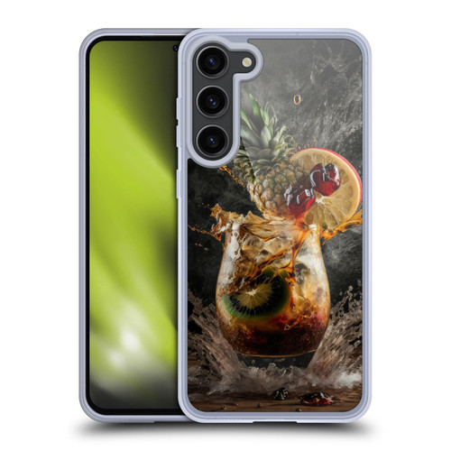 Spacescapes Cocktails Exploding Mai Tai Soft Gel Case for Samsung Galaxy S23+ 5G