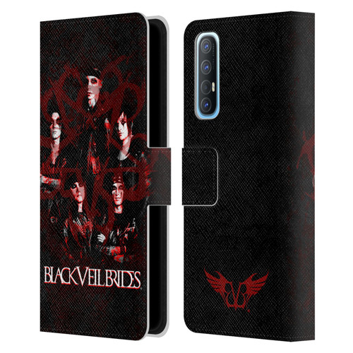 Black Veil Brides Band Members Group Leather Book Wallet Case Cover For OPPO Find X2 Neo 5G