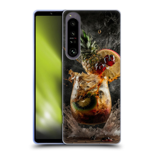 Spacescapes Cocktails Exploding Mai Tai Soft Gel Case for Sony Xperia 1 IV