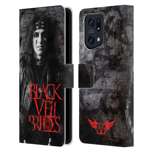 Black Veil Brides Band Members CC Leather Book Wallet Case Cover For OPPO Find X5 Pro