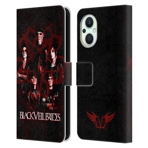 Black Veil Brides Band Members Group Leather Book Wallet Case Cover For OPPO Reno8 Lite