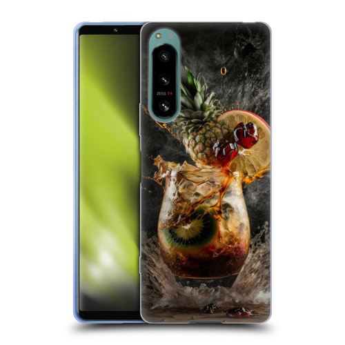 Spacescapes Cocktails Exploding Mai Tai Soft Gel Case for Sony Xperia 5 IV