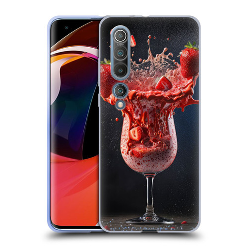 Spacescapes Cocktails Strawberry Infusion Daiquiri Soft Gel Case for Xiaomi Mi 10 5G / Mi 10 Pro 5G