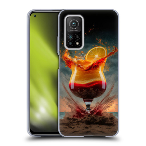 Spacescapes Cocktails Summer On The Beach Soft Gel Case for Xiaomi Mi 10T 5G