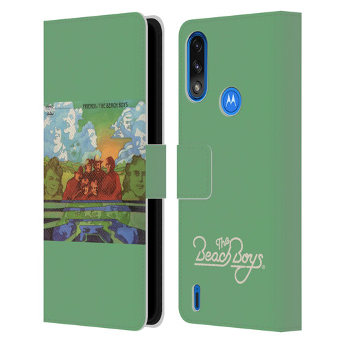 The Beach Boys Album Cover Art Friends Leather Book Wallet Case Cover For Motorola Moto E7 Power / Moto E7i Power