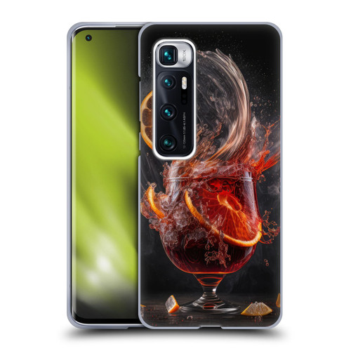 Spacescapes Cocktails Gin Explosion, Negroni Soft Gel Case for Xiaomi Mi 10 Ultra 5G