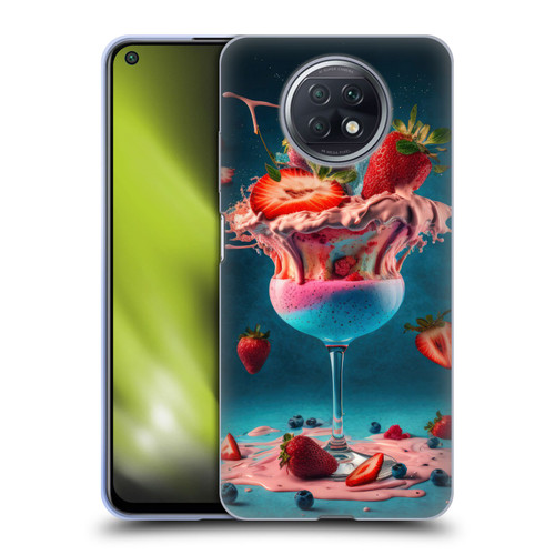 Spacescapes Cocktails Frozen Strawberry Daiquiri Soft Gel Case for Xiaomi Redmi Note 9T 5G