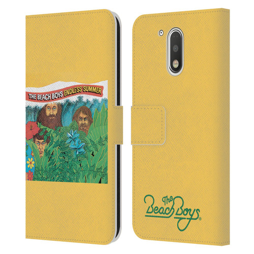 The Beach Boys Album Cover Art Endless Summer Leather Book Wallet Case Cover For Motorola Moto G41