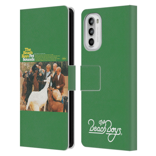 The Beach Boys Album Cover Art Pet Sounds Leather Book Wallet Case Cover For Motorola Moto G52