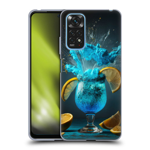 Spacescapes Cocktails Blue Lagoon Explosion Soft Gel Case for Xiaomi Redmi Note 11 / Redmi Note 11S
