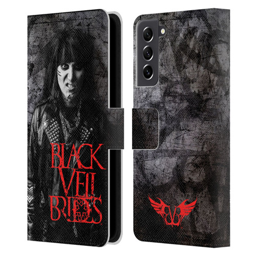 Black Veil Brides Band Members Ashley Leather Book Wallet Case Cover For Samsung Galaxy S21 FE 5G