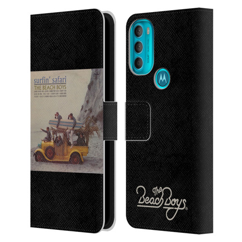 The Beach Boys Album Cover Art Surfin Safari Leather Book Wallet Case Cover For Motorola Moto G71 5G