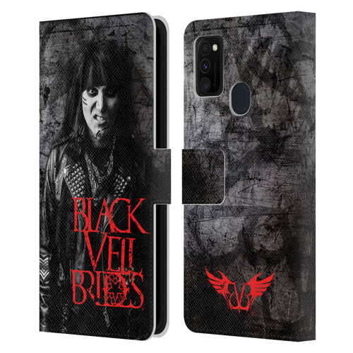 Black Veil Brides Band Members Ashley Leather Book Wallet Case Cover For Samsung Galaxy M30s (2019)/M21 (2020)