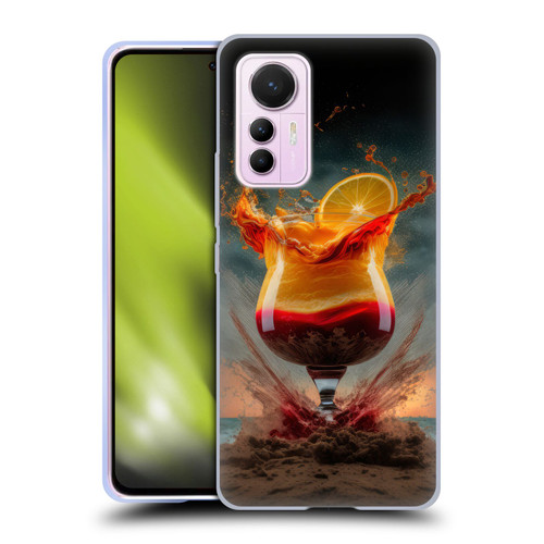 Spacescapes Cocktails Summer On The Beach Soft Gel Case for Xiaomi 12 Lite