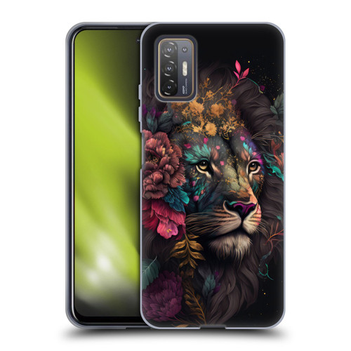 Spacescapes Floral Lions Ethereal Petals Soft Gel Case for HTC Desire 21 Pro 5G
