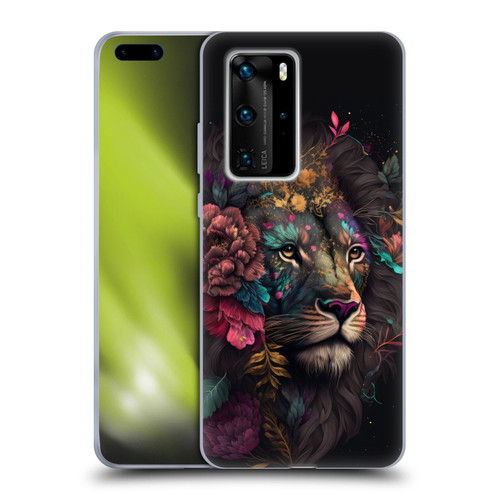 Spacescapes Floral Lions Ethereal Petals Soft Gel Case for Huawei P40 Pro / P40 Pro Plus 5G