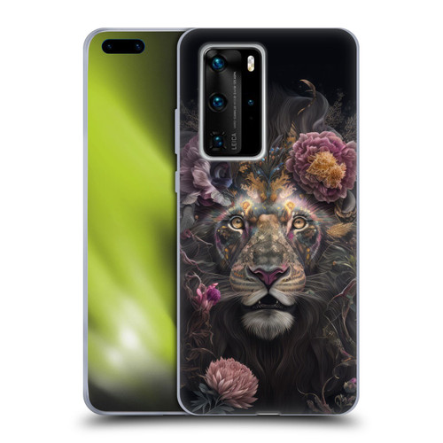 Spacescapes Floral Lions Pride Soft Gel Case for Huawei P40 Pro / P40 Pro Plus 5G