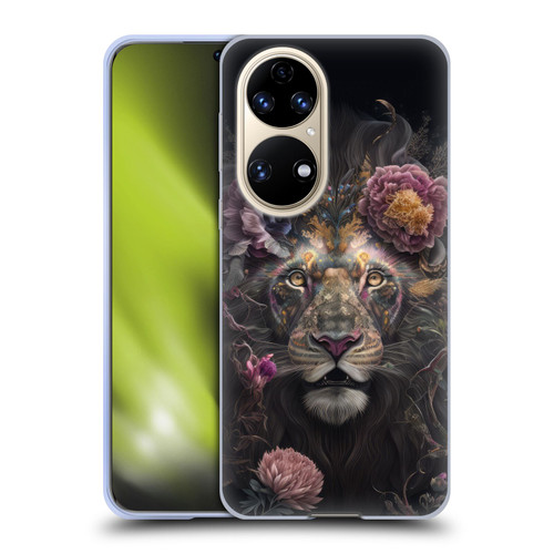 Spacescapes Floral Lions Pride Soft Gel Case for Huawei P50