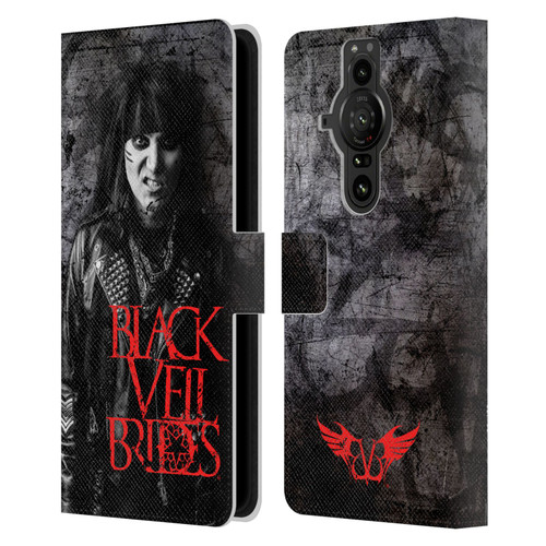 Black Veil Brides Band Members Ashley Leather Book Wallet Case Cover For Sony Xperia Pro-I