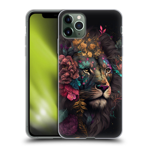 Spacescapes Floral Lions Ethereal Petals Soft Gel Case for Apple iPhone 11 Pro Max