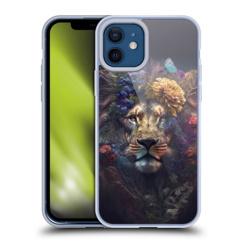 Spacescapes Floral Lions Flowering Pride Soft Gel Case for Apple iPhone 12 / iPhone 12 Pro