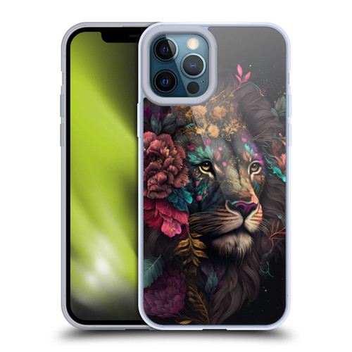 Spacescapes Floral Lions Ethereal Petals Soft Gel Case for Apple iPhone 12 Pro Max