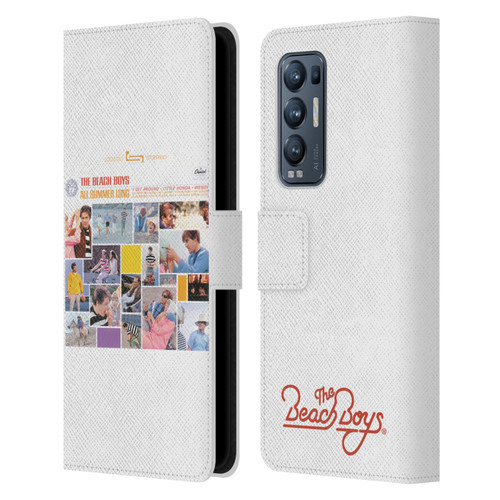The Beach Boys Album Cover Art All Summer Long Leather Book Wallet Case Cover For OPPO Find X3 Neo / Reno5 Pro+ 5G