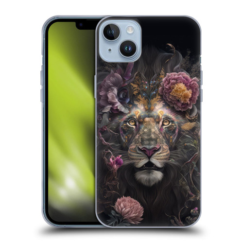 Spacescapes Floral Lions Pride Soft Gel Case for Apple iPhone 14 Plus