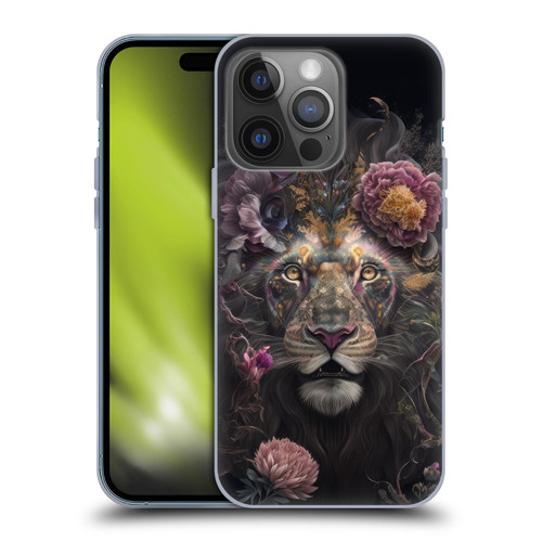 Spacescapes Floral Lions Pride Soft Gel Case for Apple iPhone 14 Pro