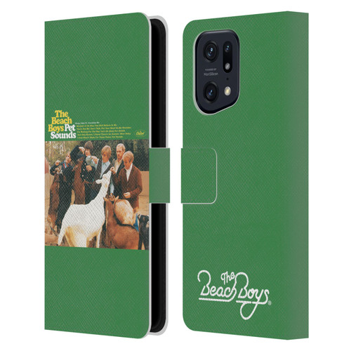 The Beach Boys Album Cover Art Pet Sounds Leather Book Wallet Case Cover For OPPO Find X5 Pro