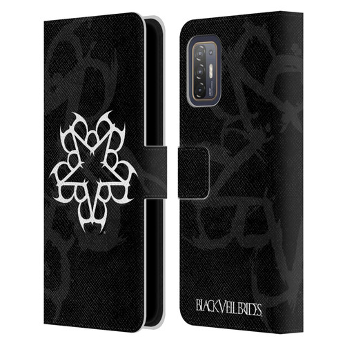 Black Veil Brides Band Art Logo Leather Book Wallet Case Cover For HTC Desire 21 Pro 5G
