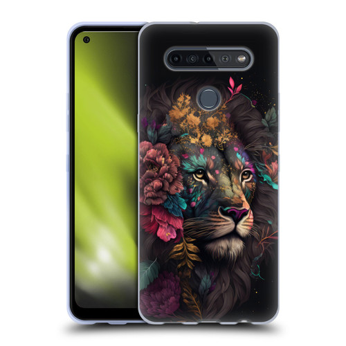 Spacescapes Floral Lions Ethereal Petals Soft Gel Case for LG K51S