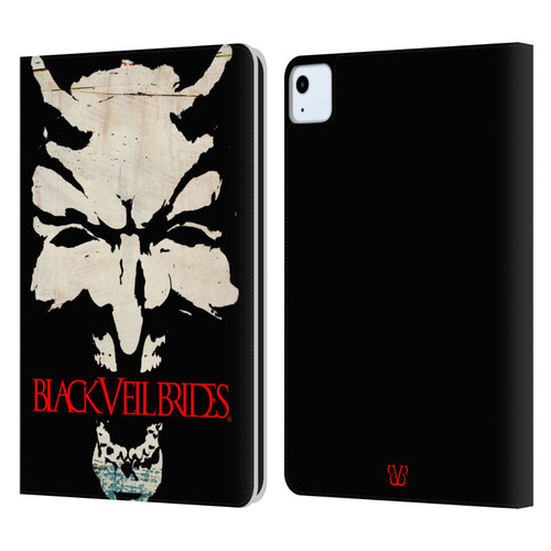 Black Veil Brides Band Art Devil Art Leather Book Wallet Case Cover For Apple iPad Air 11 2020/2022/2024