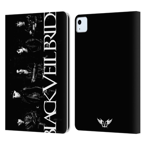 Black Veil Brides Band Art Band Photo Leather Book Wallet Case Cover For Apple iPad Air 11 2020/2022/2024