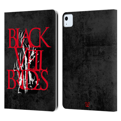 Black Veil Brides Band Art Zombie Hands Leather Book Wallet Case Cover For Apple iPad Air 2020 / 2022