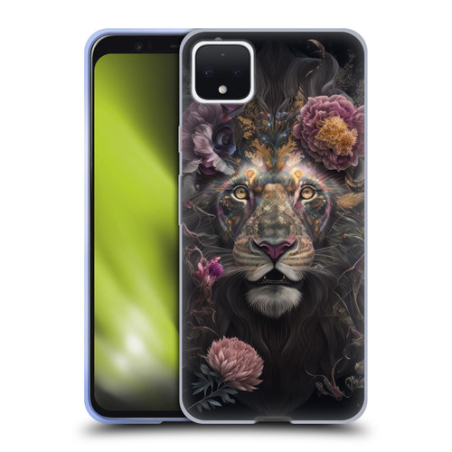 Spacescapes Floral Lions Pride Soft Gel Case for Google Pixel 4 XL