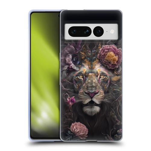 Spacescapes Floral Lions Pride Soft Gel Case for Google Pixel 7 Pro