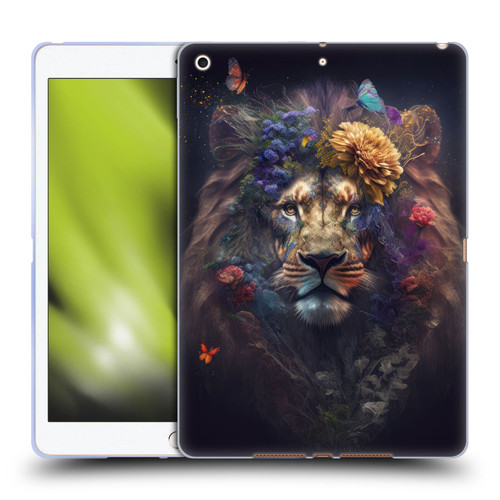 Spacescapes Floral Lions Flowering Pride Soft Gel Case for Apple iPad 10.2 2019/2020/2021
